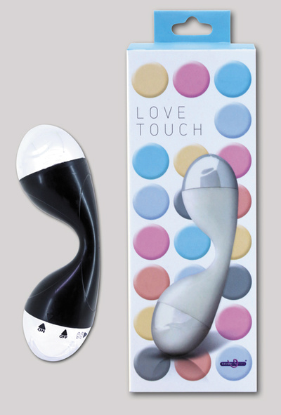 Love Touch Massagegerat, Lichtsenor, Duo Vibro, - Классический вибратор, 12 см (черный) Distra 
