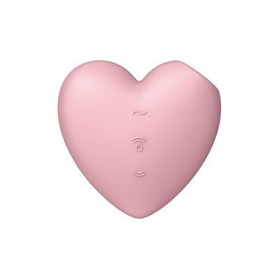 Satisfyer Cutie Heart Light Red - Вакуумный стимулятор (Розовый) 