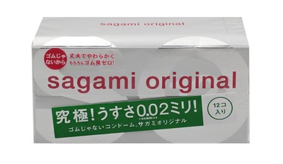 Ультратонкие презервативы Sagami Original 0.02 - 12 шт. (прозрачный) 