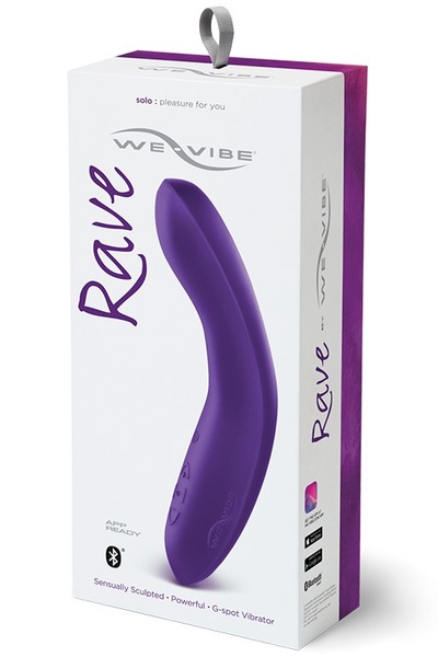 Фиолетовый вибромассажёр We Vibe Rave Purple - 19,3 см. We-Vibe 