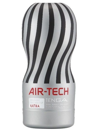 Серый мастурбатор Reusable Vacuum CUP ULTRA Tenga 
