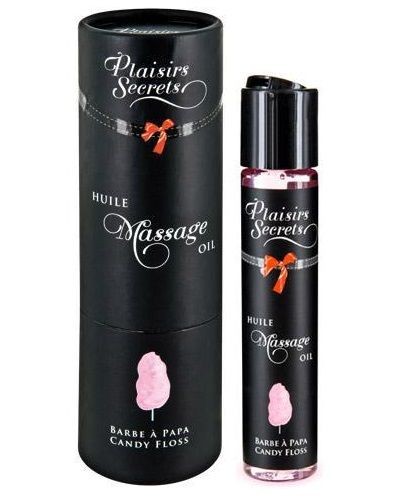 Массажное масло с ароматом сладкой ваты Huile de Massage Gourmande Barbe à Papa - 59 мл. Plaisir Secret 