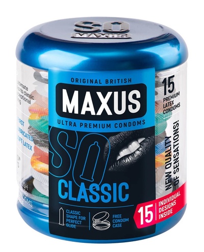Презервативы MAXUS Classic, 15 штук 