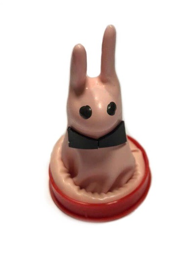 Презерватив ручной работы Condomerie Розовый кролик 