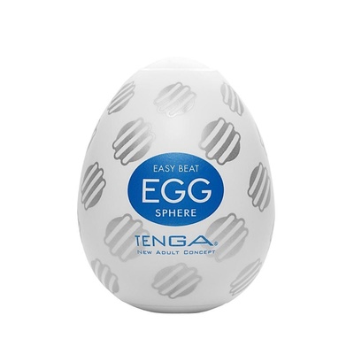Мастурбатор яйцо Tenga Egg Sphere №17, одноразовый (Белый) 