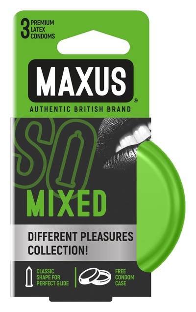 Презервативы микс MAXUS Mixed, №3 