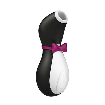 Клиторальный стимулятор Satisfyer Pro Penguin, чёрный/белый (410 Черный) 