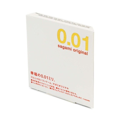 Презервативы SAGAMI Original полиуретан 0.01, 1 шт 