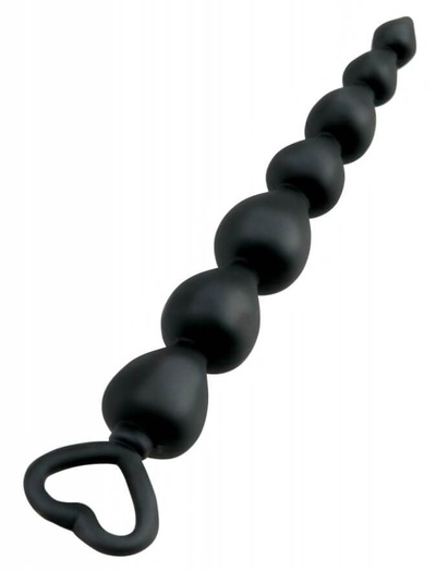 Анальная елочка Juicy Toyz размер L, черная (Черный) 