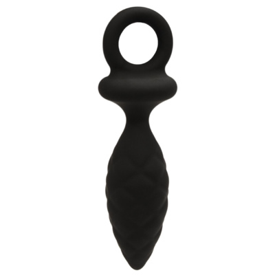 Анальная пробка с кольцом Juicy Toyz размер S, черная (Черный) 