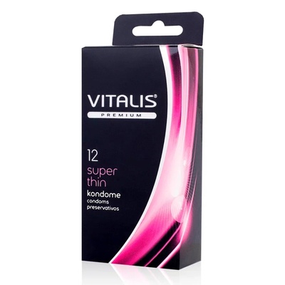 Презервативы VITALIS №12 Super Thin (Прозрачный) 