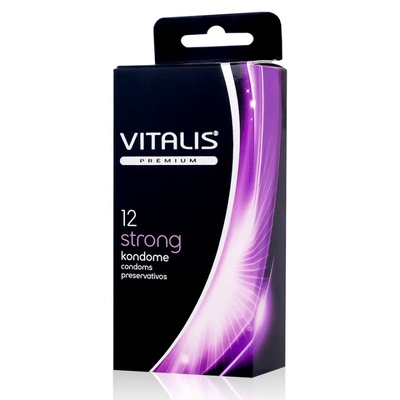 Презервативы VITALIS №12 Strong (Прозрачный) 