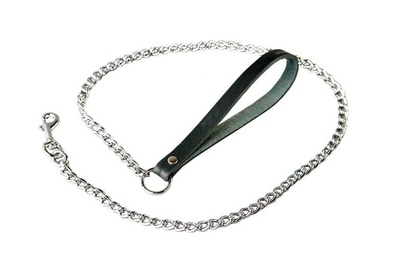 Поводок-цепочка Подиум с петелькой для руки, 2.5 см черный 