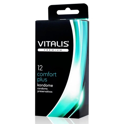 Презервативы VITALIS №12 Comfort Plus (Прозрачный) 