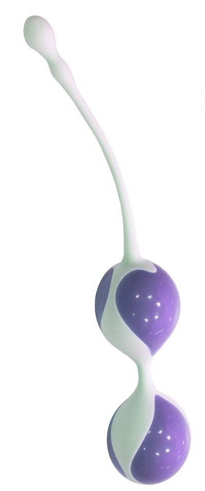 Вагинальные шарики Juicy Toyz 2, фиолетовые (Фиолетовый) 