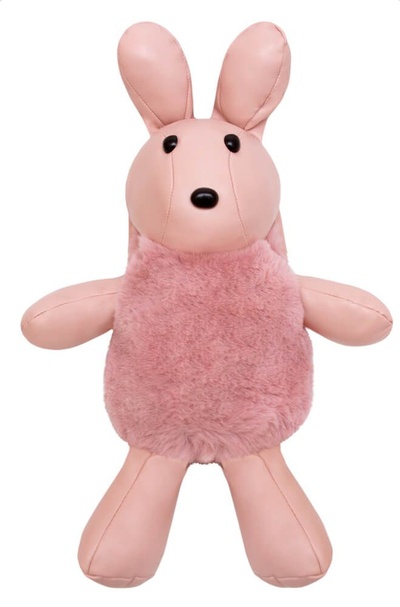 Рюкзак Кролик с меховым животом, розовый Прочие 
