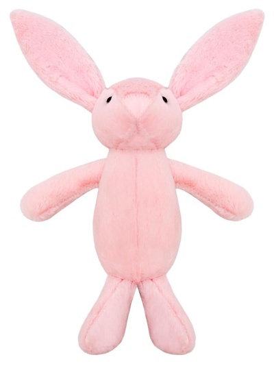 Мягкая игрушка Кролик Ушан розовый, 25 см Прочие 