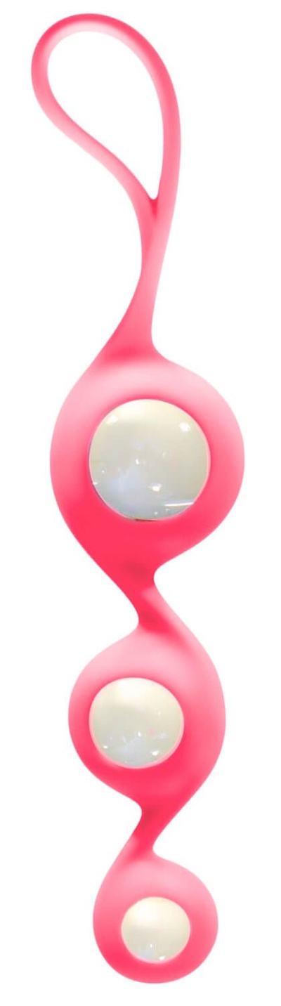 Вагинальные шарики Juicy Toyz Glass, розовые (Розовый) 