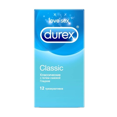 Презервативы Durex Сlassiс №12, 12 шт 