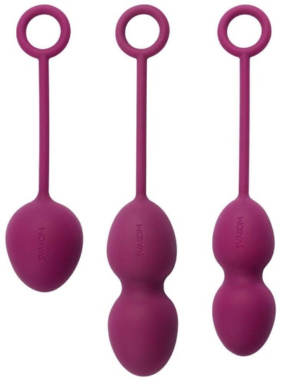 Вагинальные шарики Svakom Nova Ball, фиолетовые (Фиолетовый) 