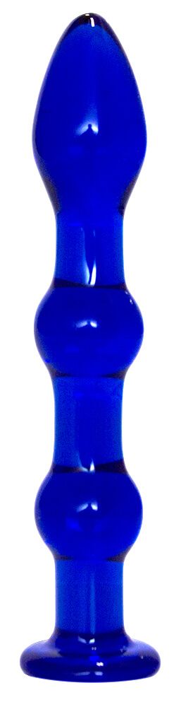 Стимулятор стеклянный Arno 126, синий 