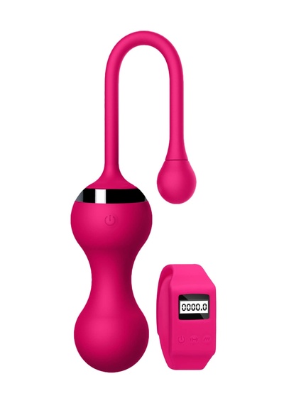 Универсальный массажер и тренажер Кегеля Sexercise Kegel Egg, розовое (Розовый) 