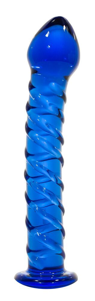 Стимулятор стеклянный Arno 091, синий 