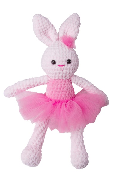 Зайка в юбке, розовая Pink Rabbit toys (Розовый) 