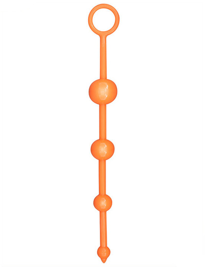 Анальная цепочка Toy Joy Funky Bum Beads TOYJOY (Оранжевый) 