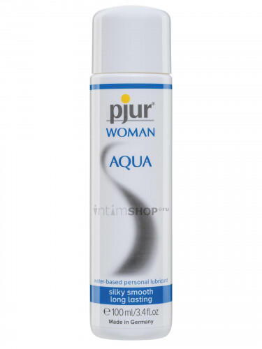 Лубрикант бережный уход Pjur Woman Aqua, 100 мл флакон (Бесцветный) 