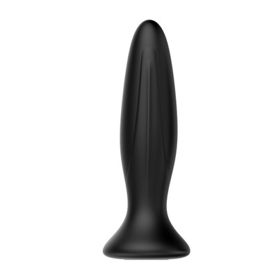 Черная анальная вибропробка Mr Play - 12,8 см. Baile (черный) 