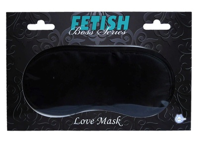 Boss Series Fetish - Love Mask - Маска (чёрная) (Черный) 