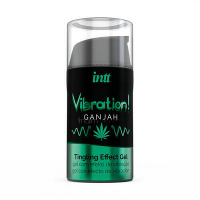 Жидкий вибратор Intt Vibration Ganjah, 15 мл (Зеленый) 