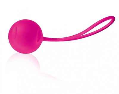Ярко-розовый вагинальный шарик Joyballs Trend Single Joy Division 