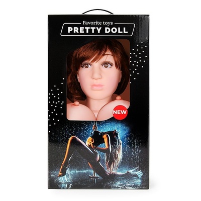 Надувная секс-кукла с вибрацией Ангелина Bior toys (телесный) 