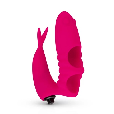 Стимулятор клитора на палец Easytoys Finger Vibrator Pink (Розовый) 