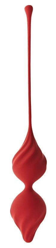 Бордовые вагинальные шарики Alcor Le Frivole (бордовый) 