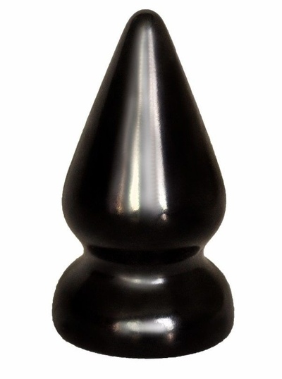 Чёрный анальный плаг MAGNUM 0 - 10 см. LOVETOY (А-Полимер) (черный) 