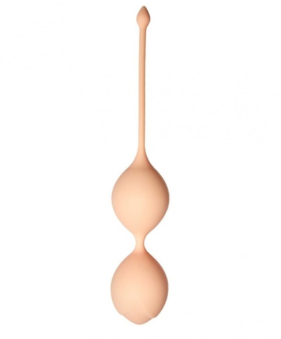 Телесные вагинальные шарики Кегеля со смещенным центом тяжести Delta Le Frivole (телесный) 