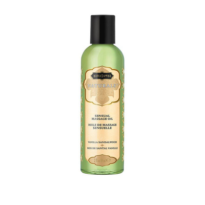 Kama Sutra Naturals Sensual Massage Oil Vanilla Sandalwood - Натуральное массажное масло с ароматом ванили, 59 мл 
