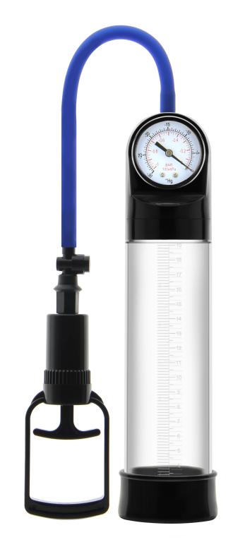 Вакуумная помпа Erozon Penis Pump с манометром (Прозрачный) 