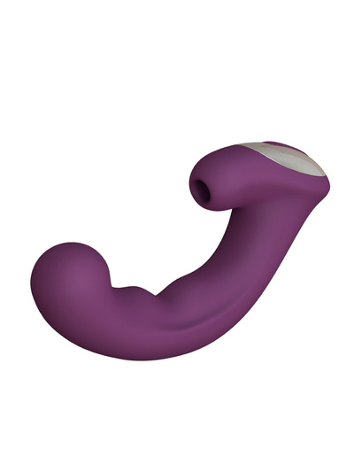 Вакуумный клиторальный стимулятор с отростком Phoenix Le Frivole (Фиолетовый) 