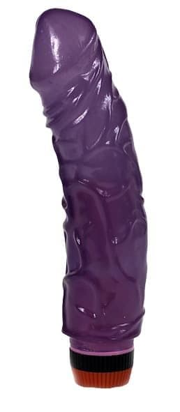 Вибратор гелевый Jelly vibator lavender, 20Х4,5 см Seven Creations (Фиолетовый) 