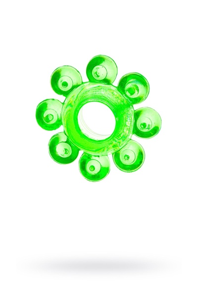 TOYFA - Эрекционное кольцо на пенис, 3,5 см (зеленый) Toyfa Basic 