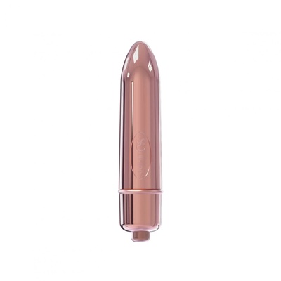 So Divine Rose Gold Halo Bullet Vibrator мощная вибропуля, 7.6х1.5 см (розовое золото) (Золотой) 