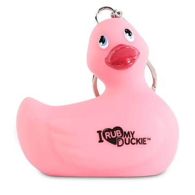 Брелок-уточка I Rub My Duckie Keychain, розовый Big Teaze Toys 