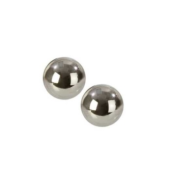 Gopaldas Silver Balls In Presentation Box - Металлические шарики без сцепки, 2 см (Серебристый) 
