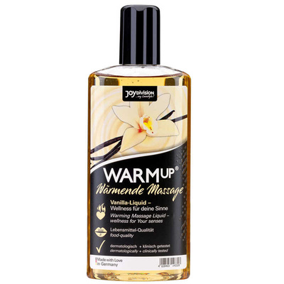 Joy Division WARMup Vanilla - Согревающее массажное масло с ароматом ванили, 150 мл 