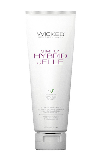 Wicked Simply Hybrid Jelle - Гель-лубрикант на водно-силиконовой основе, 120 мл 