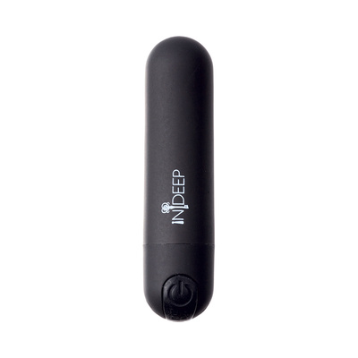 Indeep Clio Black перезаряжаемая вибропуля 10 режимов вибрации, 7.6х2 см (чёрный) (Черный) 